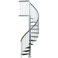 DOLLE Außenspindeltreppe Gardenspin mit TRIMAX-Stufen Ø 155 cm Höhe