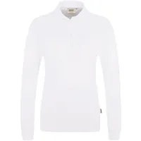 Hakro Damen Longsleeve-Poloshirt Mikralinar® weiß, XS