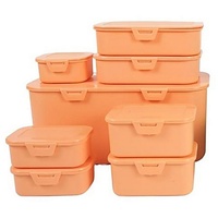 Neuetischkultur Vorratsdosen-Set 8 Stück Orange