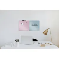 NOBO Magnettafel 1915623, 36 x 36 cm, rosa