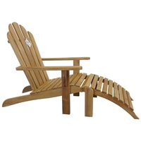 AFG Adirondack Gartenliege Gartenstuhl stilvoll aus Teakholz massiv