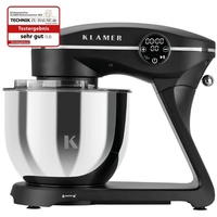 Klamer Küchenmaschine 1800W, Knetmaschine mit 6 Liter Edelstahl Schüssel,
