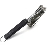 SANTOS Grillbürste 30 cm Edelstahl weiß