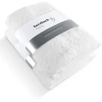 Herzbach home Duschtuch 70 x 140 cm weiß 2