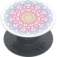 PopSockets PopGrip Basic Rainbow Mandala Smartphone Halterung, Mehrfarbig