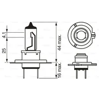 Bosch Glühlampe, Fernscheinwerfer 1 987 302 079