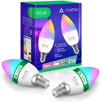 Nous P4 Smarte WLAN Lampe RGB E14, 2er Set