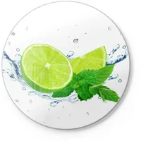 Deqori Schneidebrett aus Glas | rund Ø30 cm |