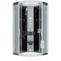 AcquaVapore Dampfdusche Duschkabine Sauna 80x80 cm Mit 2k Scheiben