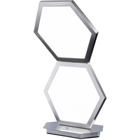 WOFI Design Tischlampe led Lampe Schlafzimmer Nachttischlampe Touch dimmer,