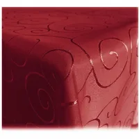 JEMIDI Tischdecke Ornamente Seidenglanz Edel Tisch Decke Tafeldecke 31