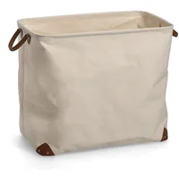 Zeller Wäschesammler, beige, ca. 55 x 33 x 48