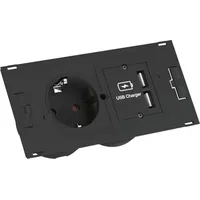 Bachmann DUE Set 1xDUE CEE7/7+USB (1 x, CEE 7/7,