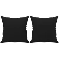 VidaXL Zierkissen 40 x 40 cm Schwarz