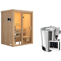 Karibu Sauna Avari 1 Superior mit Fronteinstieg 68 mm