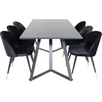 VCM Ebuy24, Essgruppe Essgruppe Marina 23 (7-teilig) (MDF, Stahl)
