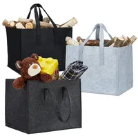 Relaxdays Kaminholztaschen 3er Set