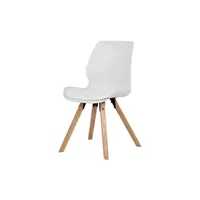 CLP Esszimmerstuhl Luna weiß Kunststoff
