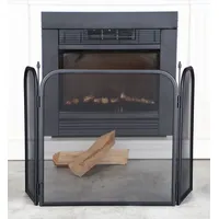 Spetebo Kamin Funkenschutz aus Metall - 96,5 x 53