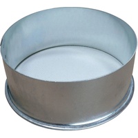 Bertrams Kaminlochkapsel Metall 120 mm Silber