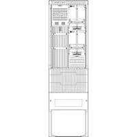 ABN Zähleranschlusssäule 2 ZP, 4pol HLAK 25qmm
