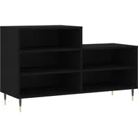 VidaXL Schuhregal Schwarz 102x36x60 cm Holzwerkstoff