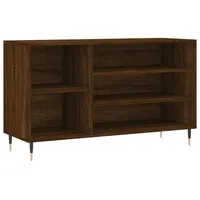 VidaXL Schuhregal Braun Eichen-Optik 102x36x60 cm Holzwerkstoff