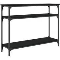 VidaXL Konsolentisch 100x29x75 cm schwarz