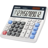 OSALO Taschenrechner große Tasten Extra großes Display 12-stelliger Tischrechner