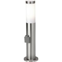 Brilliant Lampe Chorus Außensockelleuchte Steckdose edelstahl 1x A60, E27,