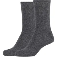CAMANO Damen-Socken 2 Paar anthrazit-melange Größe 35-38