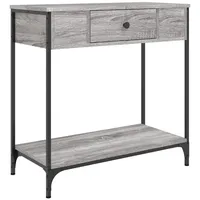 VidaXL Konsolentisch Grau Sonoma 75x34,5x75 cm