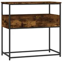 VidaXL Konsolentisch Räuchereiche 75x40x75 cm Holzwerkstoff