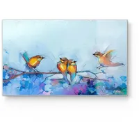 Deqori Frühstücksbrett Glas | klein 23x14 cm | Motiv
