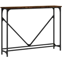 VidaXL Konsolentisch Räuchereiche 102x22,5x75 cm Holzwerkstoff