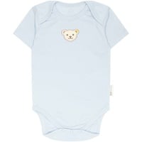 Steiff Baby Body - Strampler, Baumwolle, Bär, Logo, kurzarm,