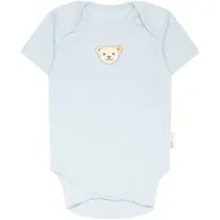 Steiff Baby Body - Strampler, Baumwolle, Bär, Logo, kurzarm,