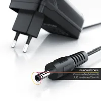 Aplic Universal Netzteil, DC-Hohlstecker 3,5mm x 1,35mm, Ladegerät-Adapter, EU-Stecker