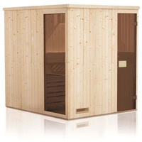 FinnTherm Sauna Miranda 2 Sitzbänke Wandstärke 40 mm