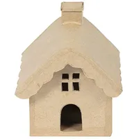 Décopatch Pappmaché Hausform 11 cm