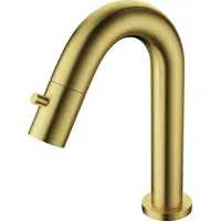 Aloni Kaltwasserarmatur Gold gebürstet für Waschtisch oder Waschbecken 1/2