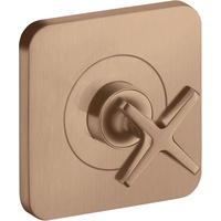 Hansgrohe Axor Citterio E Absperrventil brushed red gold