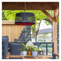 Sunred Smart Terrassenheizer Moderna Ultra Hanging Black 2000 Watt