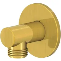 Steinberg Serie 100 Wandanschlussbogen Brushed Gold