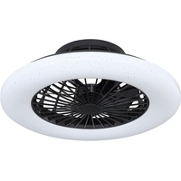 GLOBO Deckenventilator mit Beleuchtung und Fernbedienung leise Deckenleuchte mit