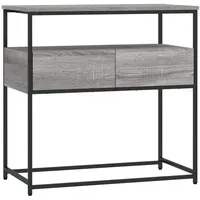 VidaXL Konsolentisch Grau Sonoma 75x40x75 cm Holzwerkstoff