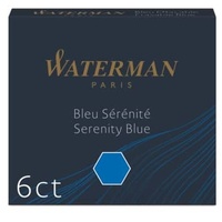 Waterman Tintenpatrone blau kurz