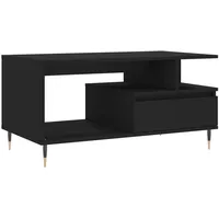 VidaXL Couchtisch Schwarz 90x49x45 cm Holzwerkstoff