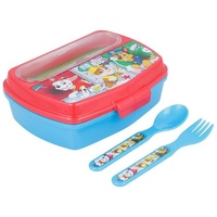 Stor Paw Patrol Comic Lunchbox mit Gabel | Löffel