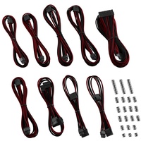 CableMod C-Series RMi/RMx Classic ModMesh Cable Kit, schwarz/rot (CM-CSR-CKIT-NKKBR-R)